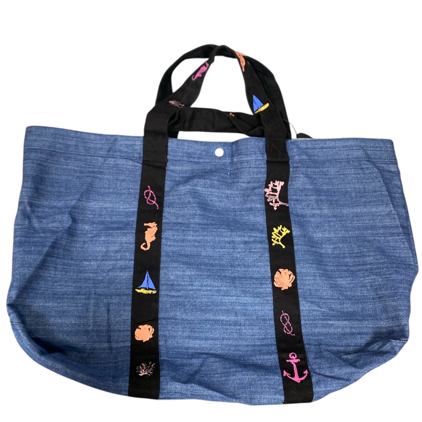 Tote By Cabi In Blue Denim, Size:Large