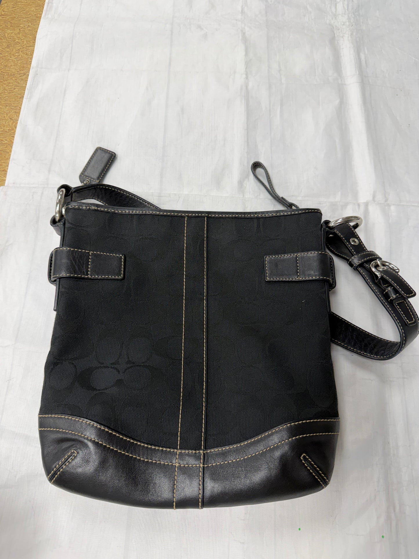 Crossbody Designer By Coach In Black, Size:Medium