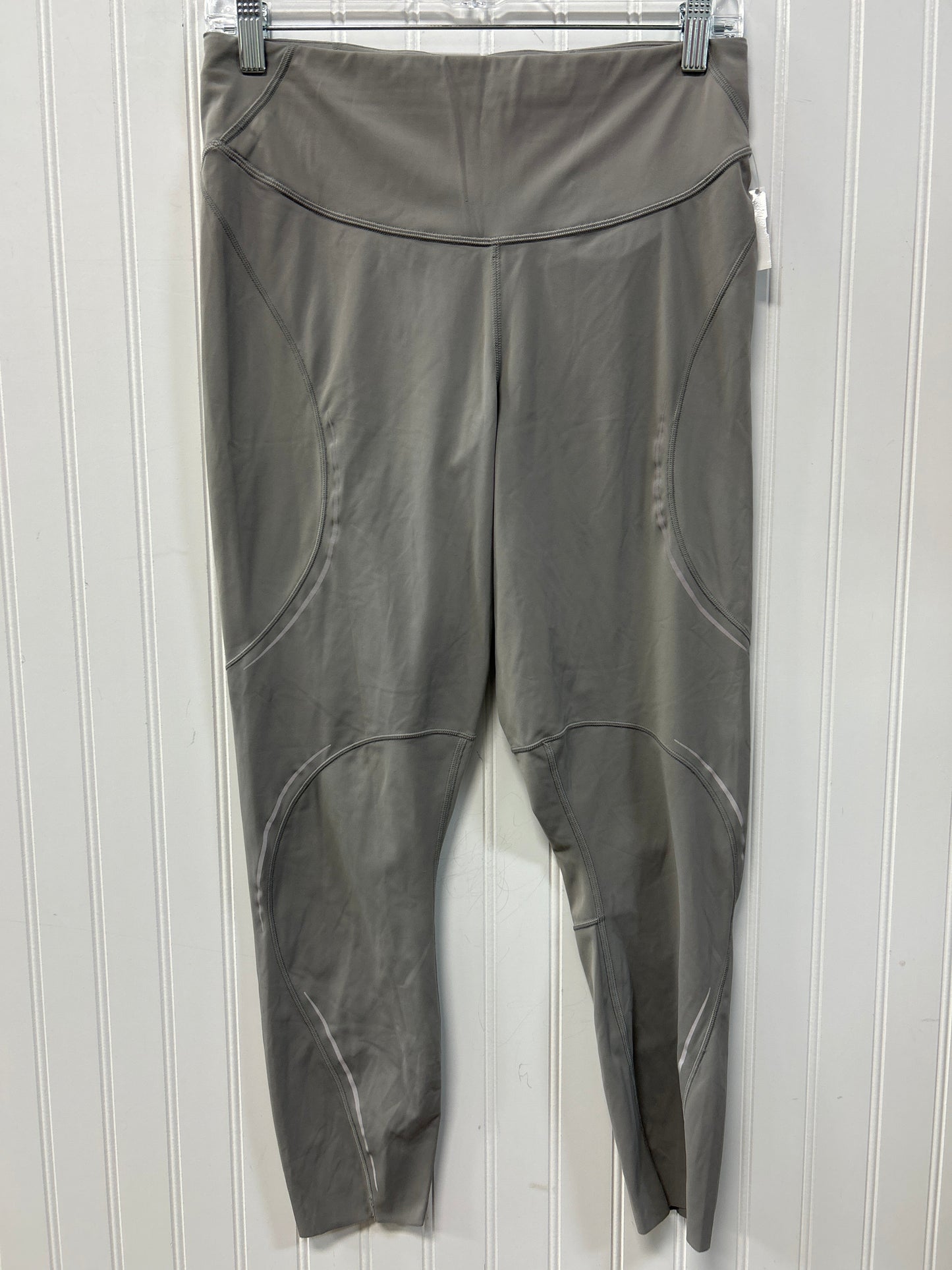 Athletic Leggings By Lululemon In Grey, Size:10