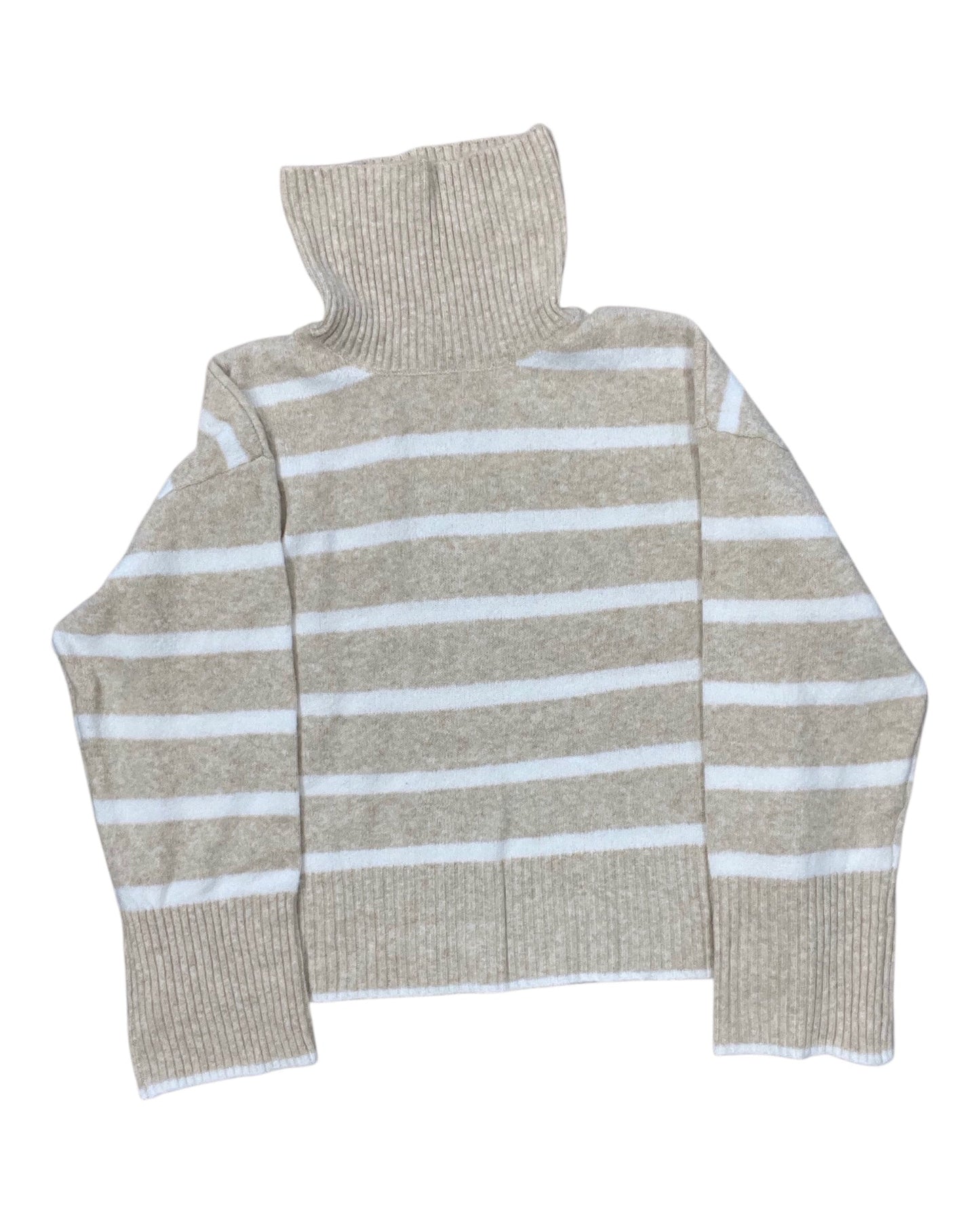 Sweater By Time And Tru In Tan & White, Size:L