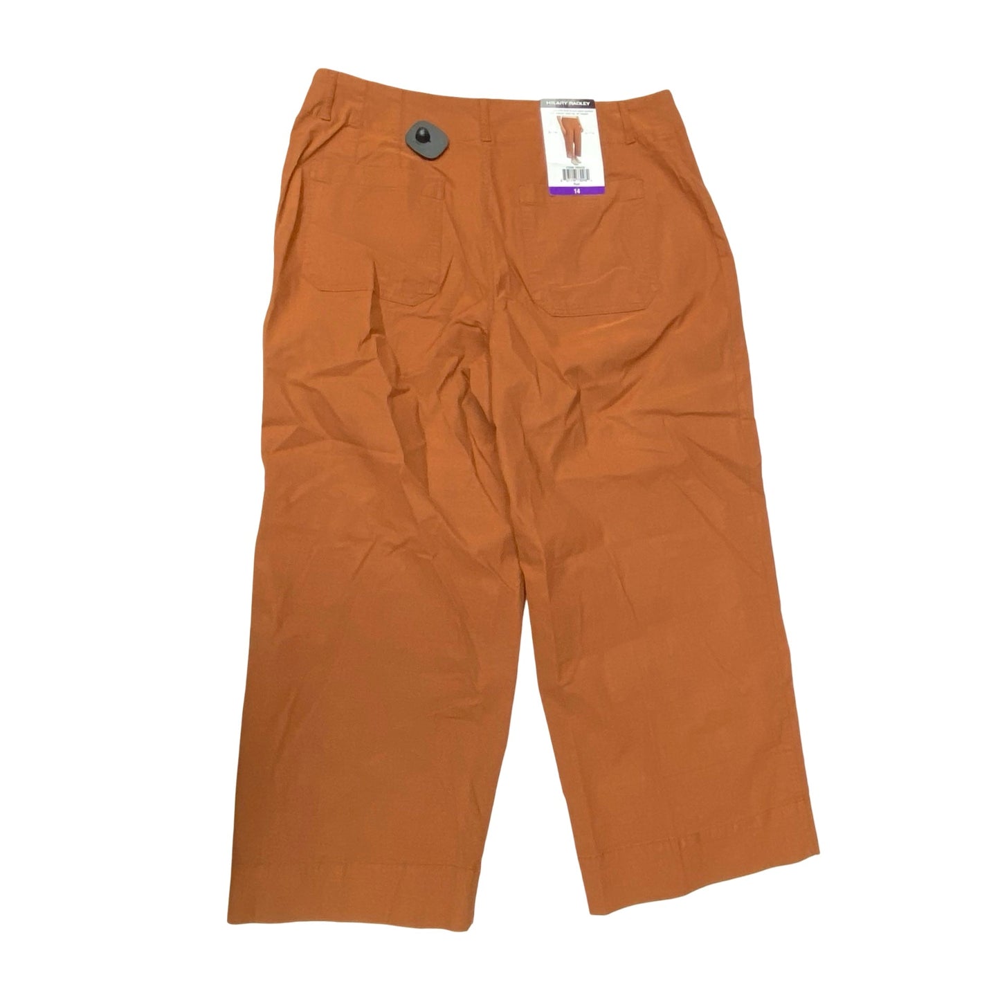 Pants Wide Leg By Hilary Radley In Orange, Size:14