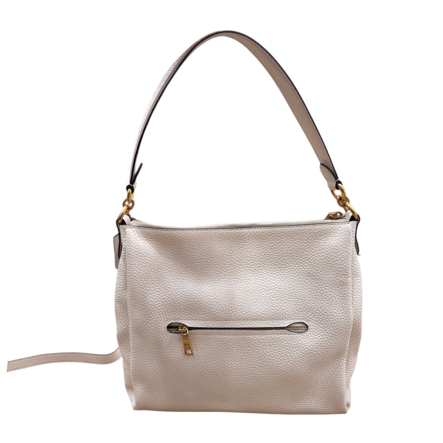 Handbag Designer By Coach In Cream, Size:Medium