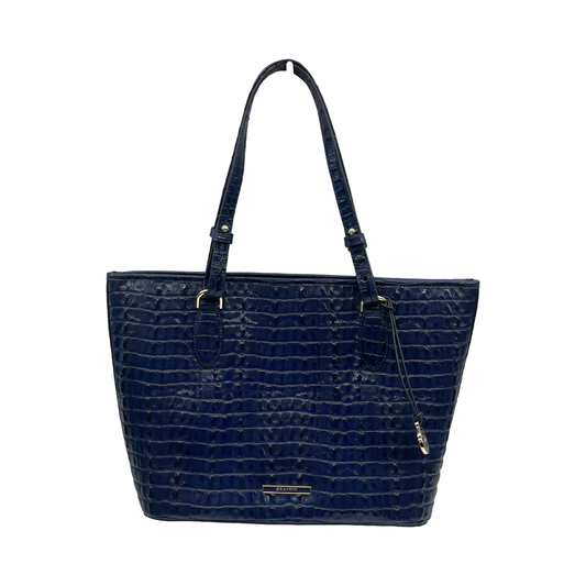 Handbag Designer By Brahmin In Blue, Size:Medium