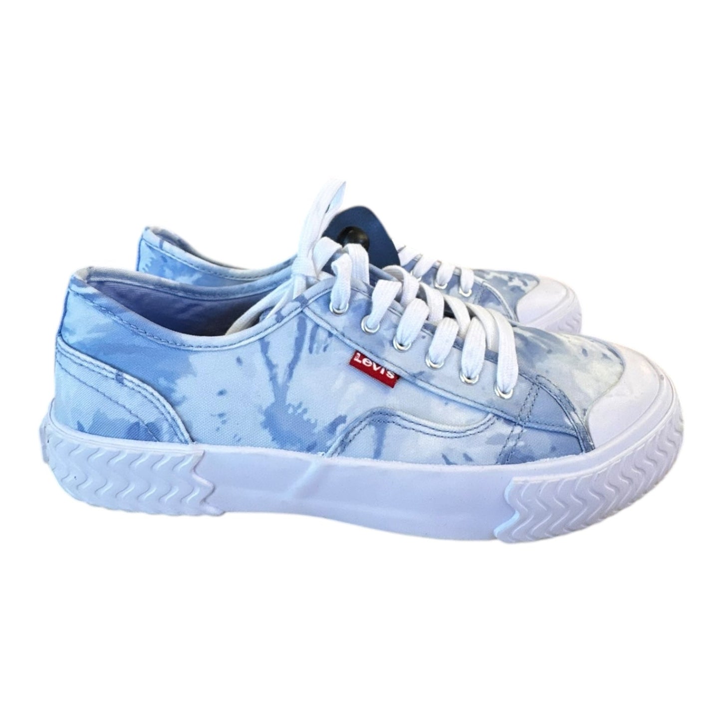 Shoes Athletic By Levis In Blue & White, Size:8