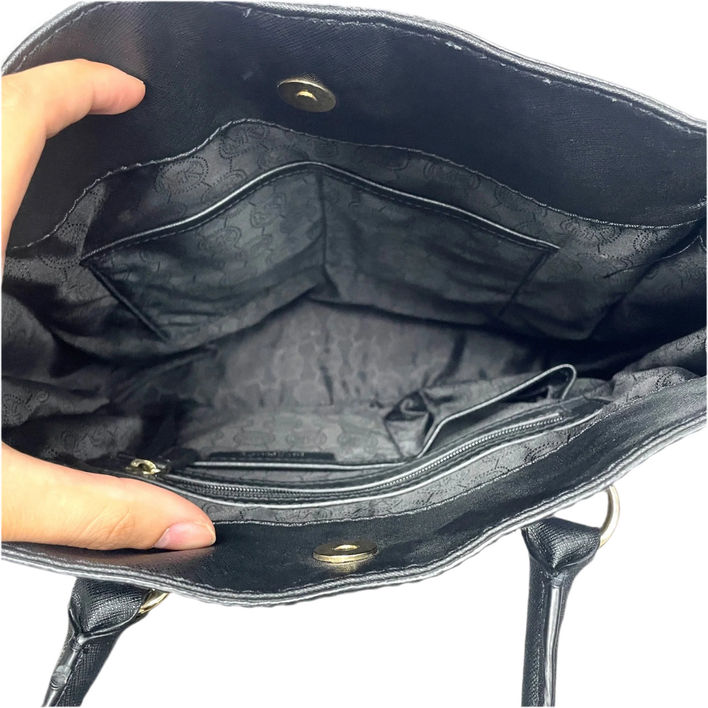 Handbag Leather By Michael By Michael Kors, Size: Large