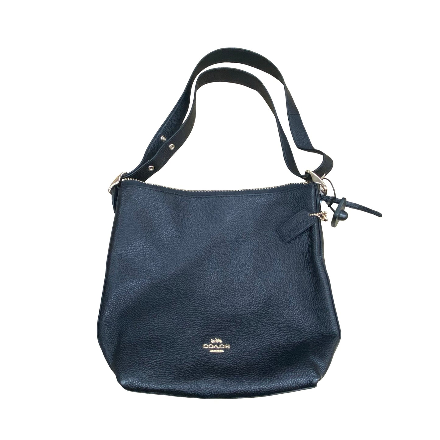 Handbag Designer By Coach In Black, Size:Medium