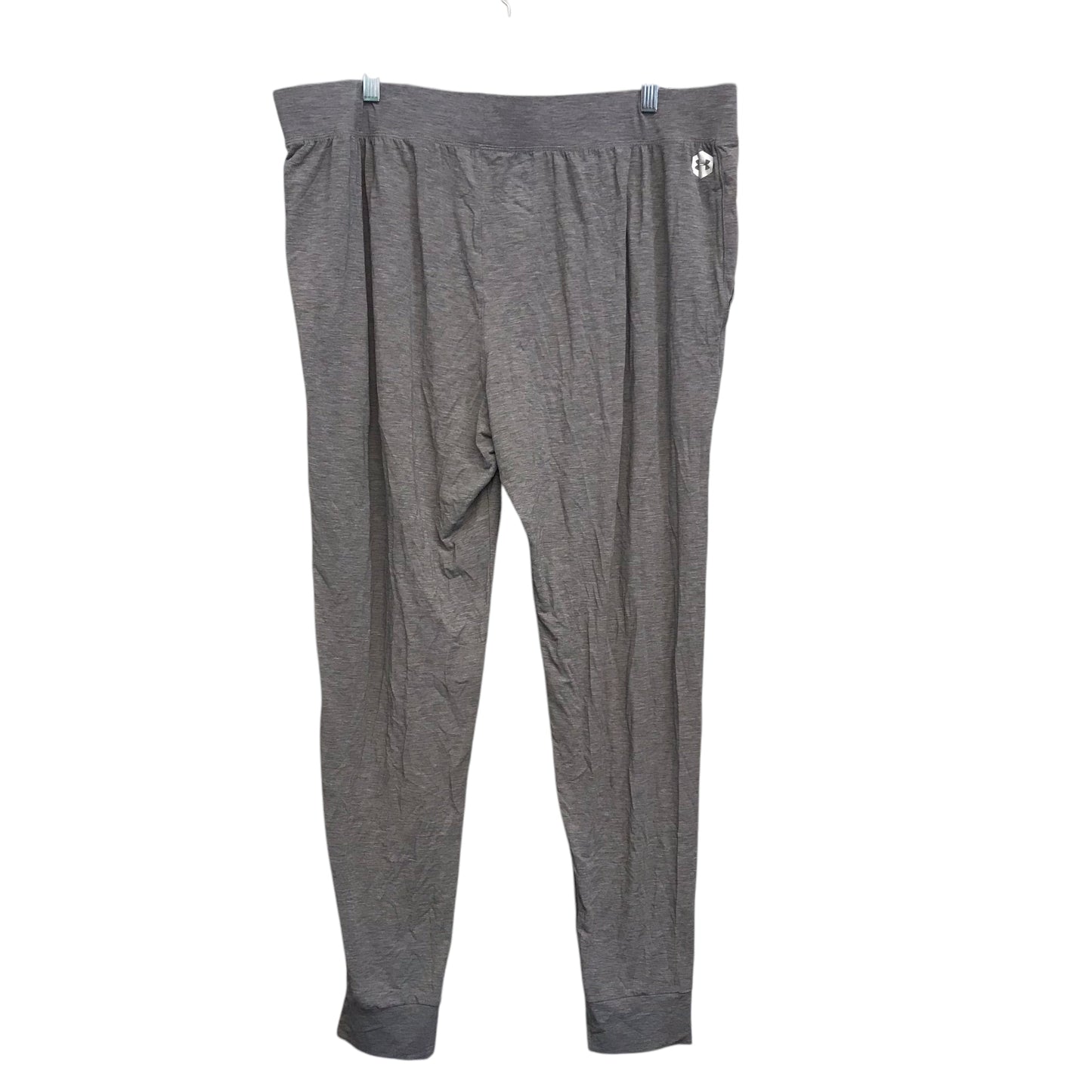 Athletic Pants By Under Armour In Grey, Size:2X