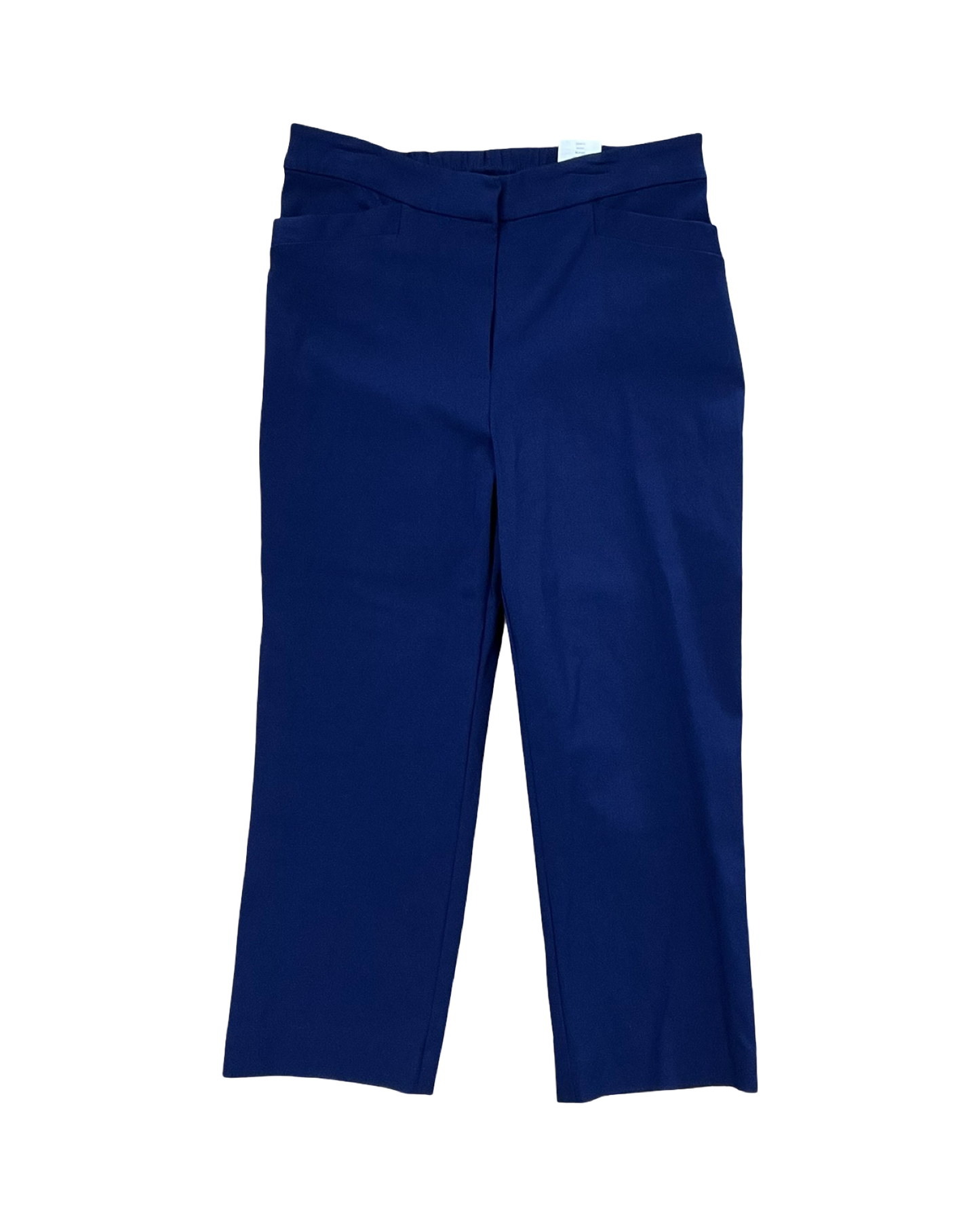 Pants Cropped By Susan Graver In Navy, Size:2