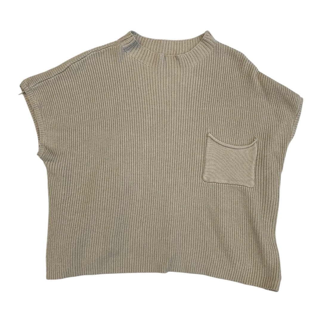 Top Ss By Clothes Mentor In Beige, Size:Xl