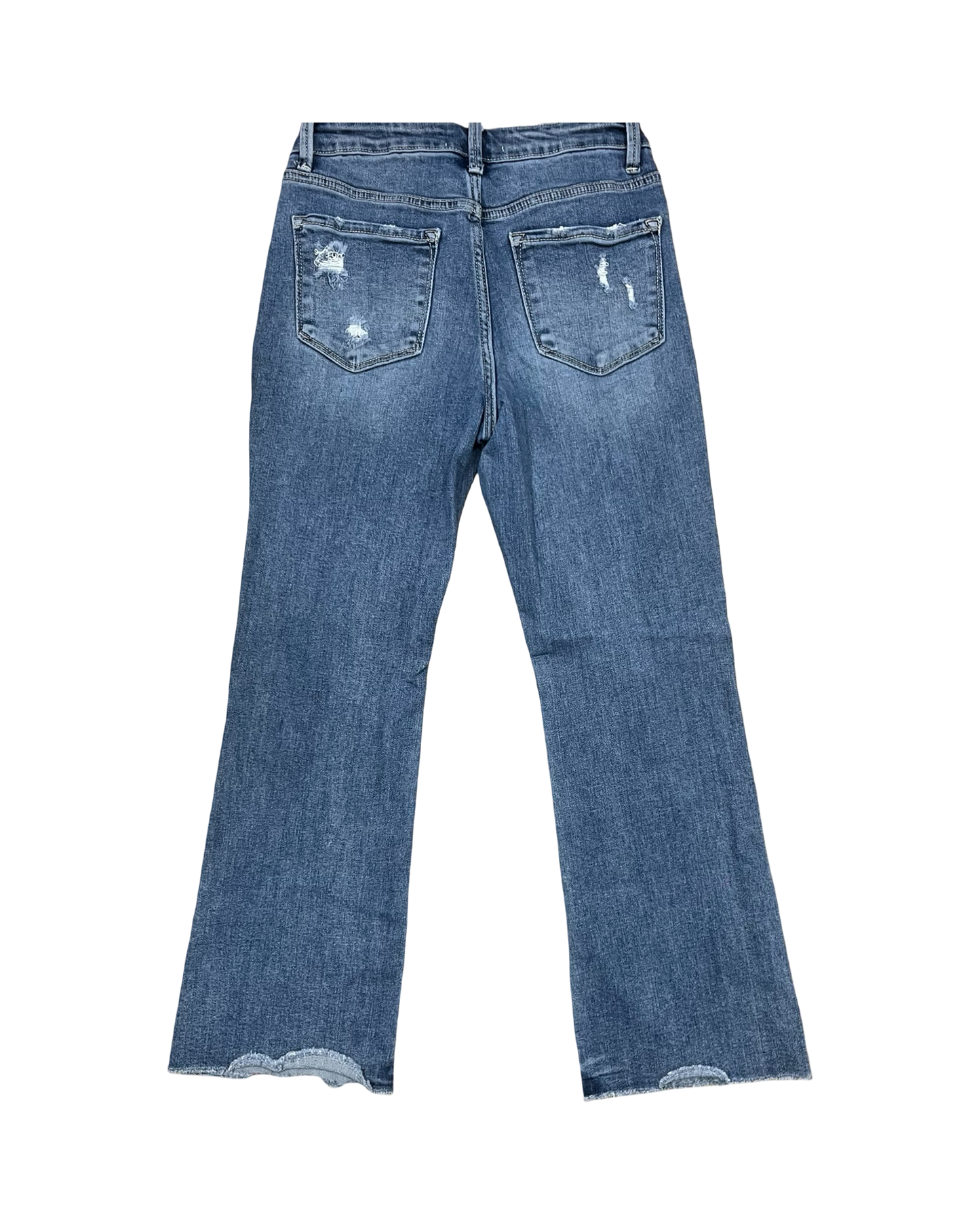 Jeans Straight By Lovervet In Blue Denim, Size:2