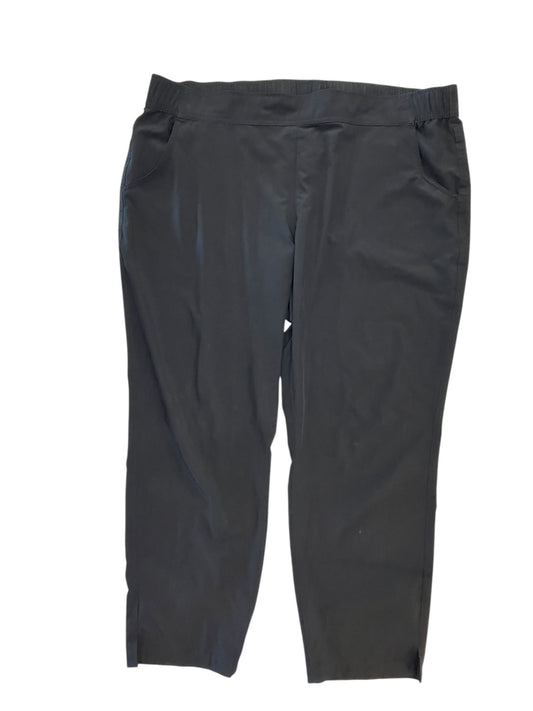 Athletic Pants By Eddie Bauer In Black, Size:Xxl