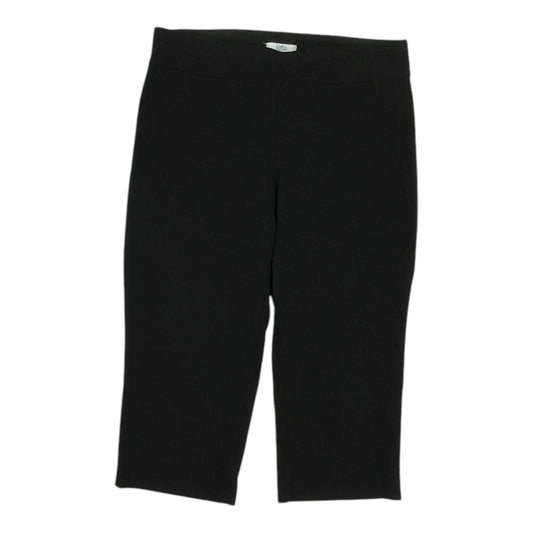 Pants Cropped By Croft And Barrow In Black, Size:12