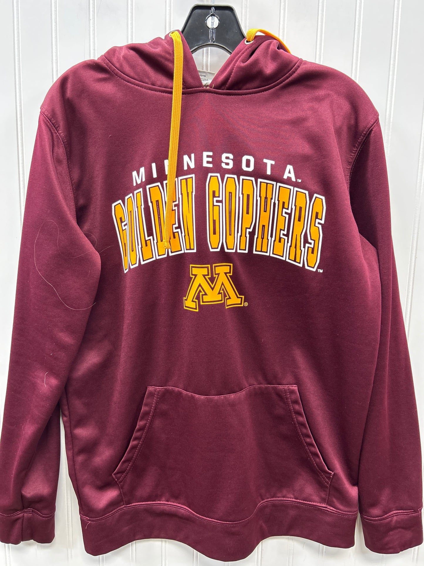 Athletic Sweatshirt Hoodie By Clothes Mentor In Maroon, Size:M