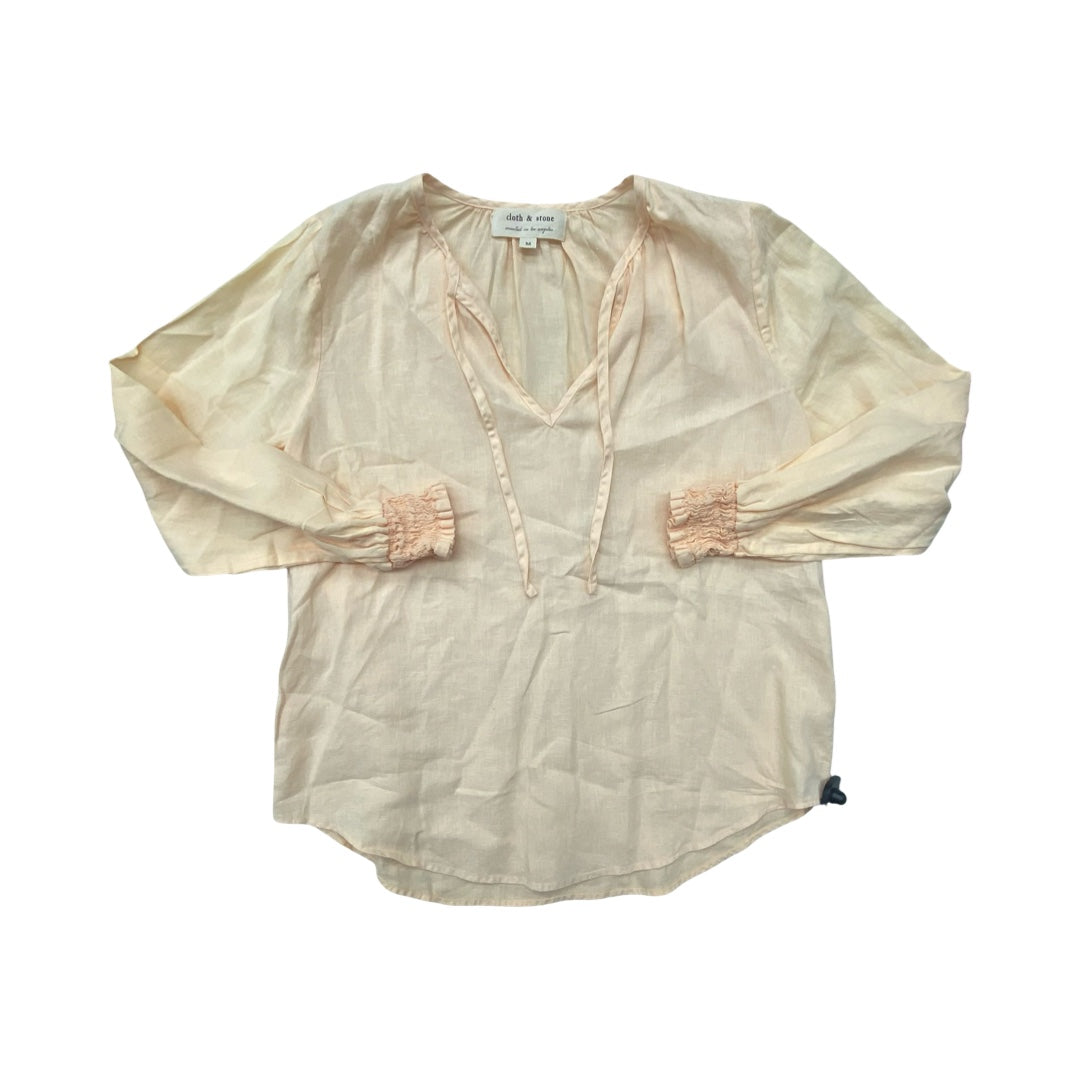 Top Ls By Cloth & Stone In Orange, Size:M