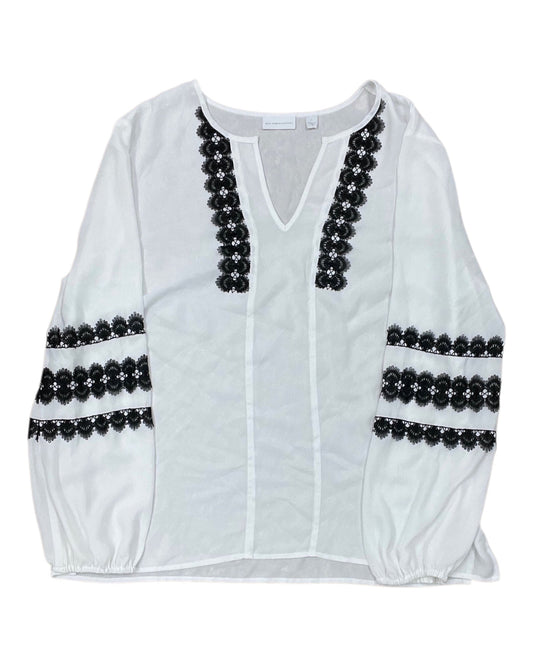 Top Ls By New York And Co In White, Size:Xl