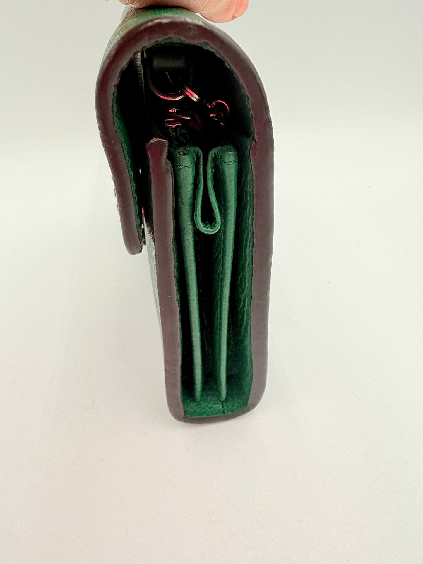 Crossbody Luxury Designer By Gucci In Green, Size:Medium