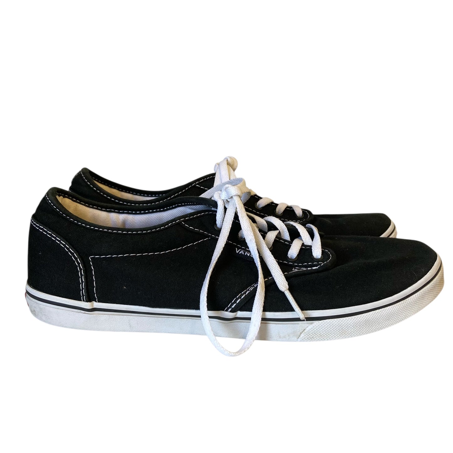 Shoes Sneakers By Vans In Black & White, Size:10