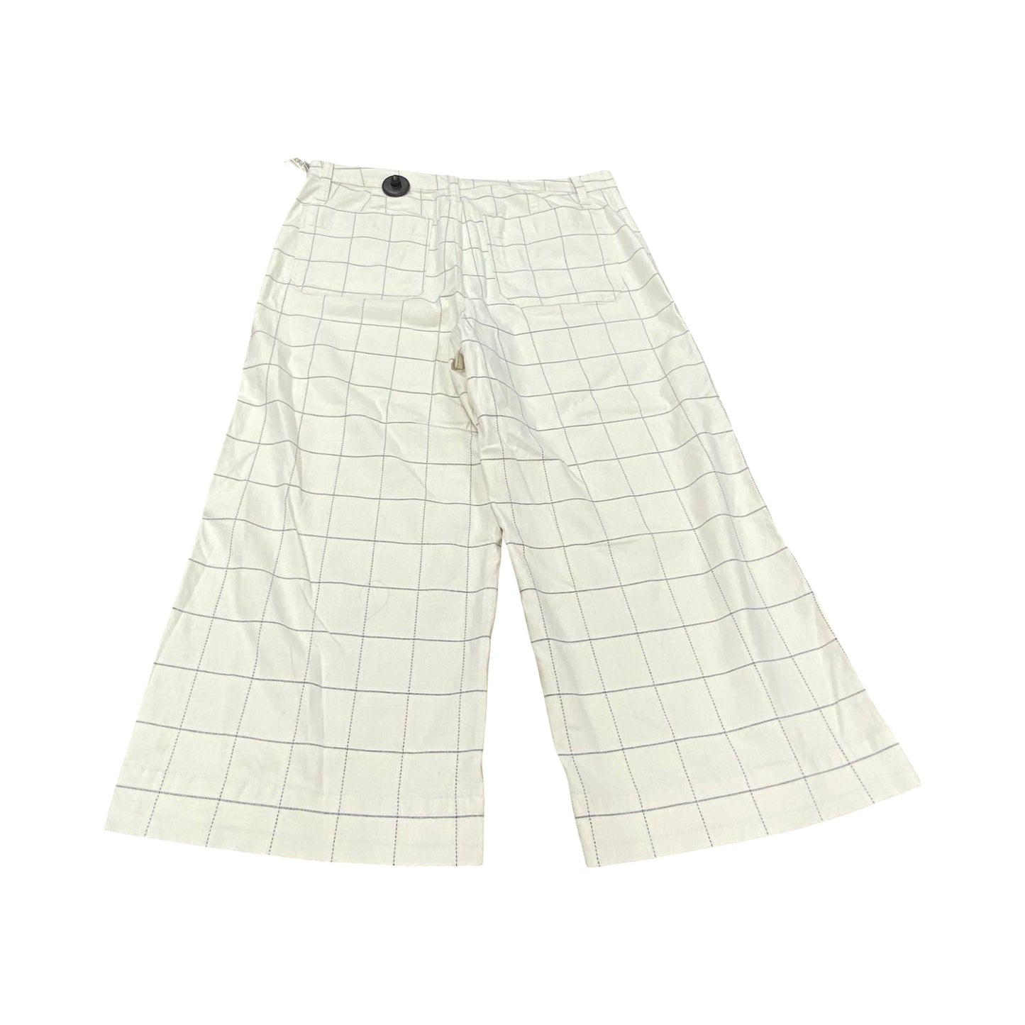 Pants Wide Leg By Madewell In Checkered Pattern, Size:14P
