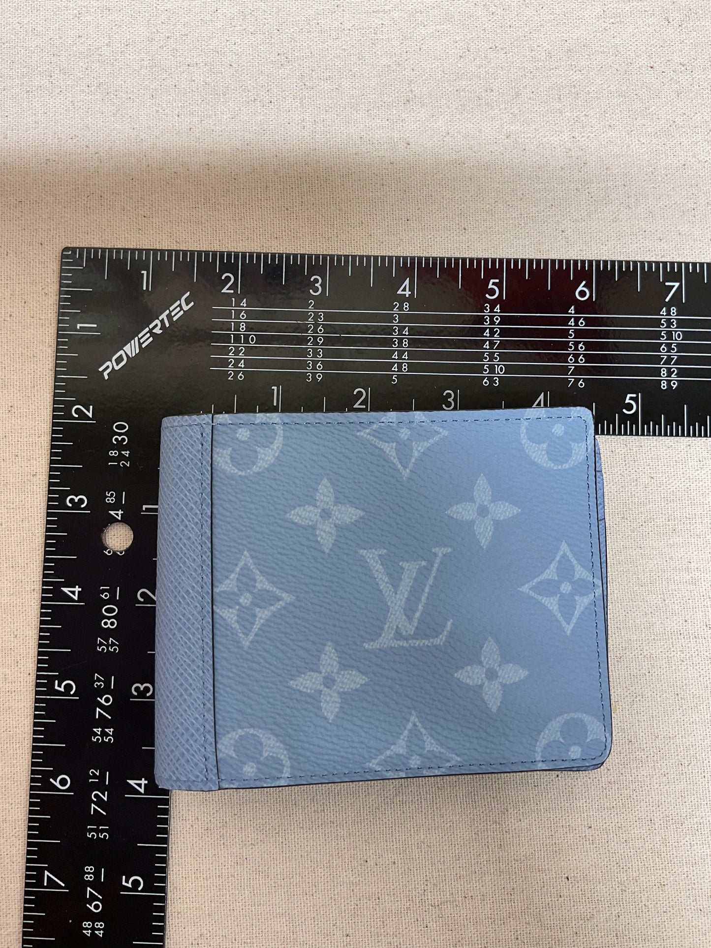 Wallet Luxury Designer By Louis Vuitton In Blue, Size:Small