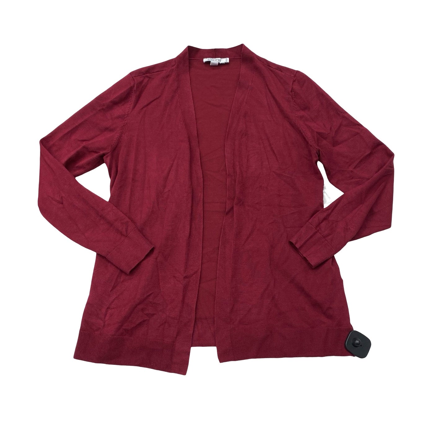Cardigan By Chicos In Maroon, Size:S