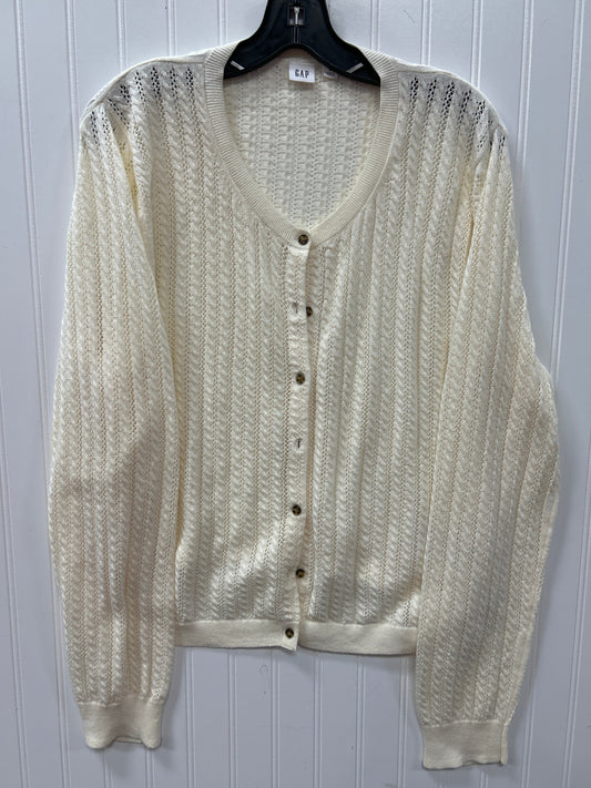 Blouse Ls By Gap In Cream, Size:Xl