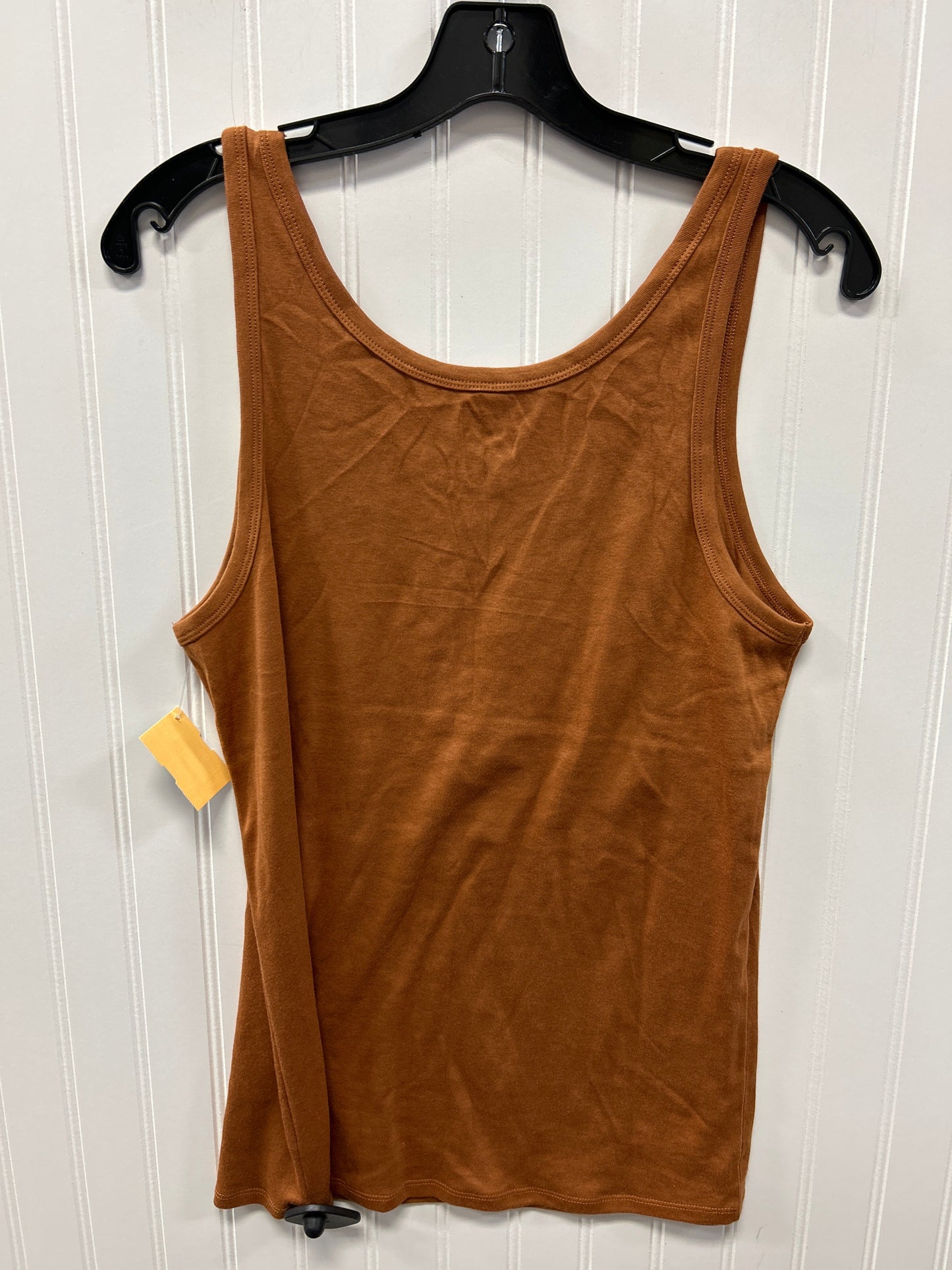 Top Sleeveless By A New Day In Brown, Size:L
