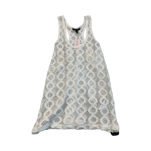 Top Sleeveless By Banana Republic In White, Size:Sp