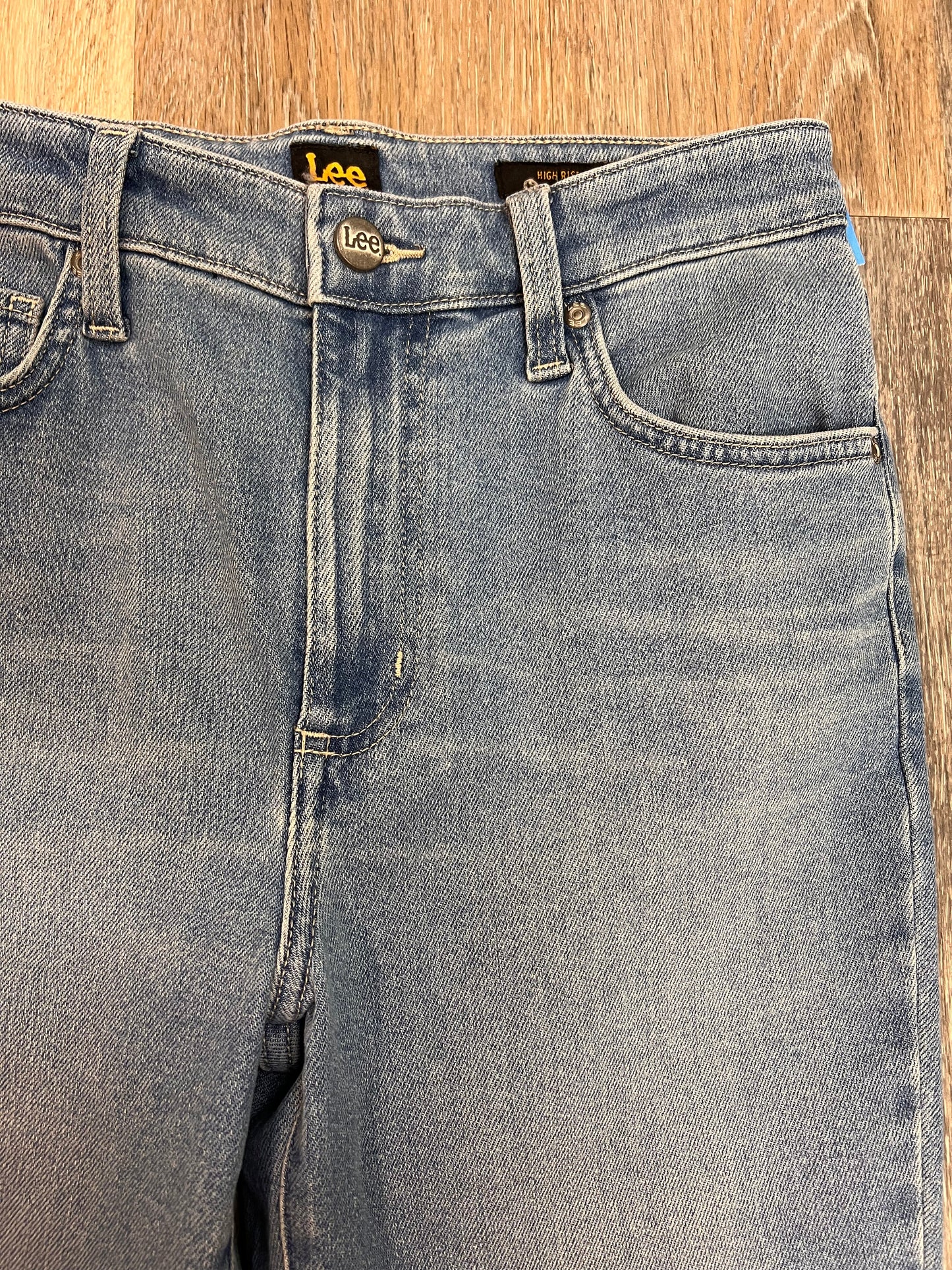 Blue Denim Jeans Flared Lee, Size  4/27