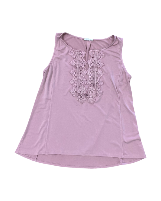 Top Sleeveless By Westport In Pink, Size:L