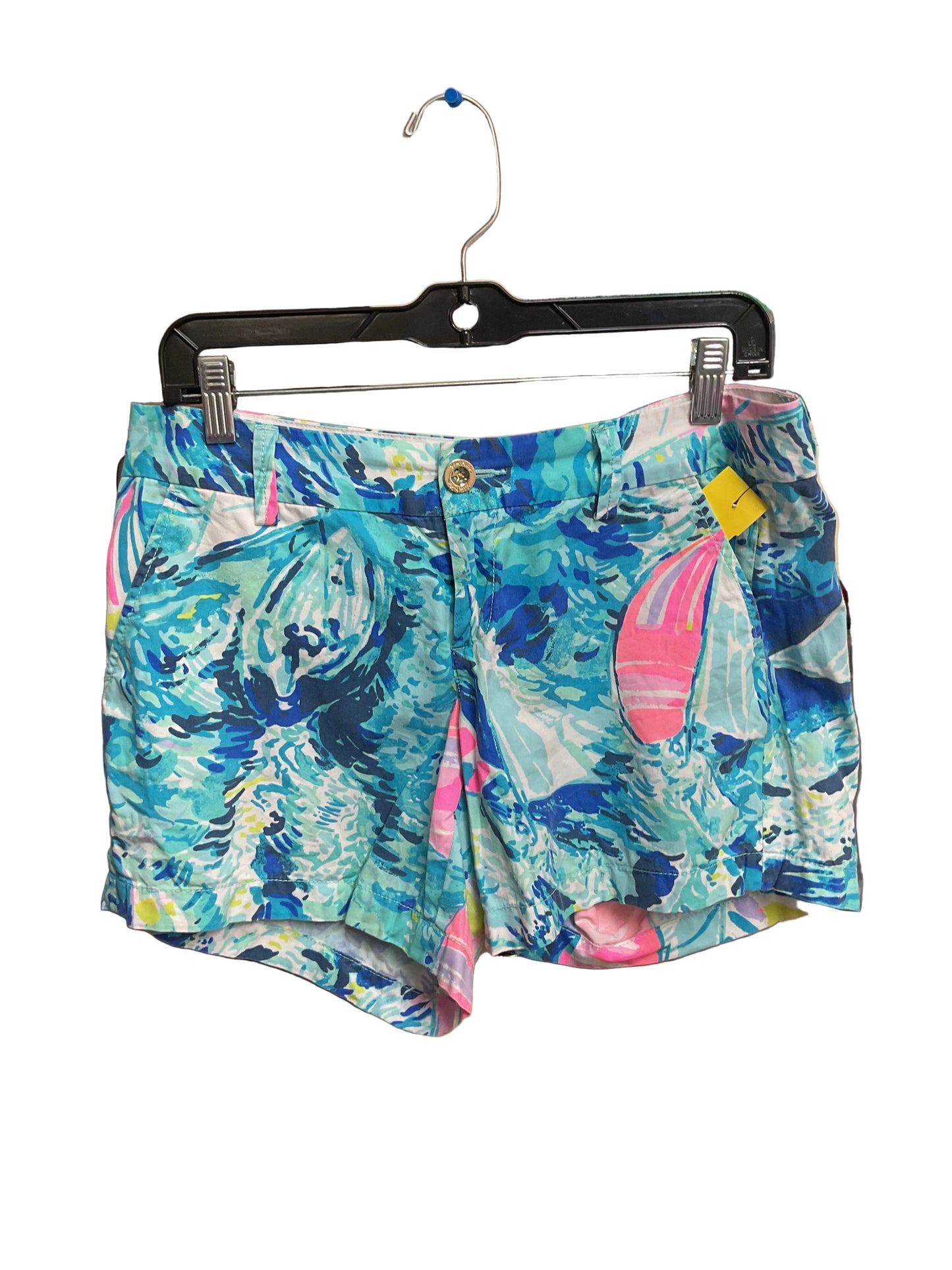 Shorts Designer By Lilly Pulitzer In Blue, Size:4