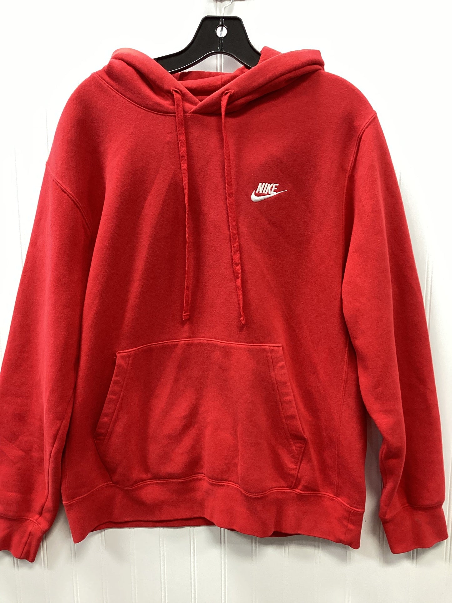 Sweatshirt Hoodie By Nike Apparel In Red, Size:L