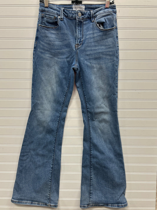 Jeans Flared By Risen In Blue Denim, Size:6