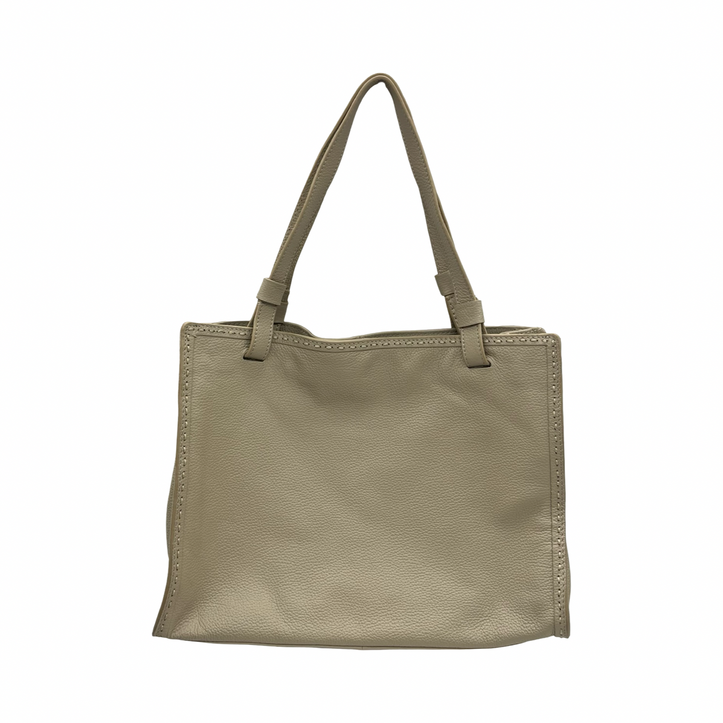 Handbag Leather By Cmf In Tan, Size:Medium