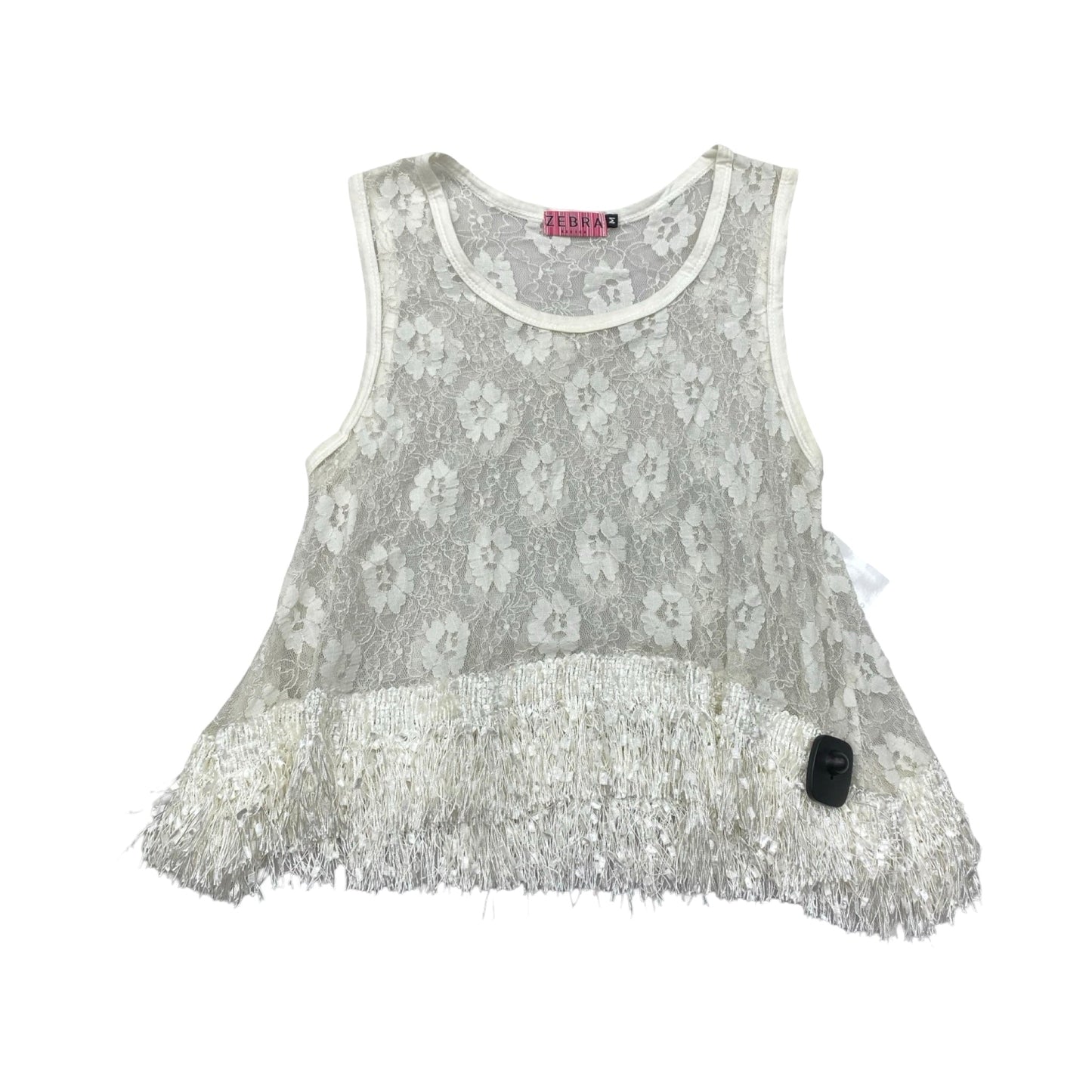 Top Sleeveless By Cmc In Ivory, Size:M