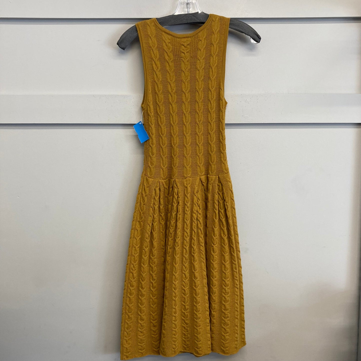 Dress Sweater By Anthropologie In Gold, Size:Xs