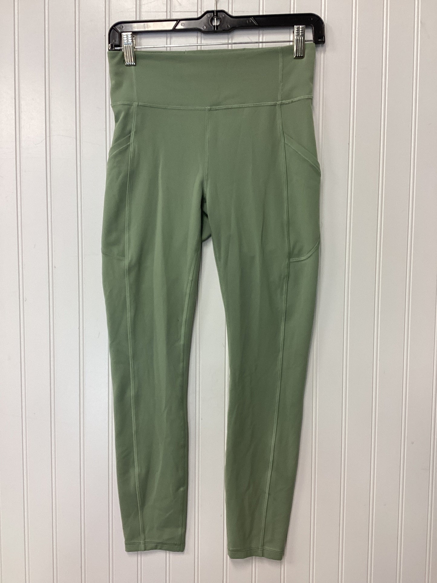 Athletic Leggings Capris By Lululemon In Green, Size:6