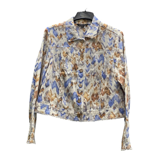 Jacket Other By Charlie B In Blue & Brown, Size:L