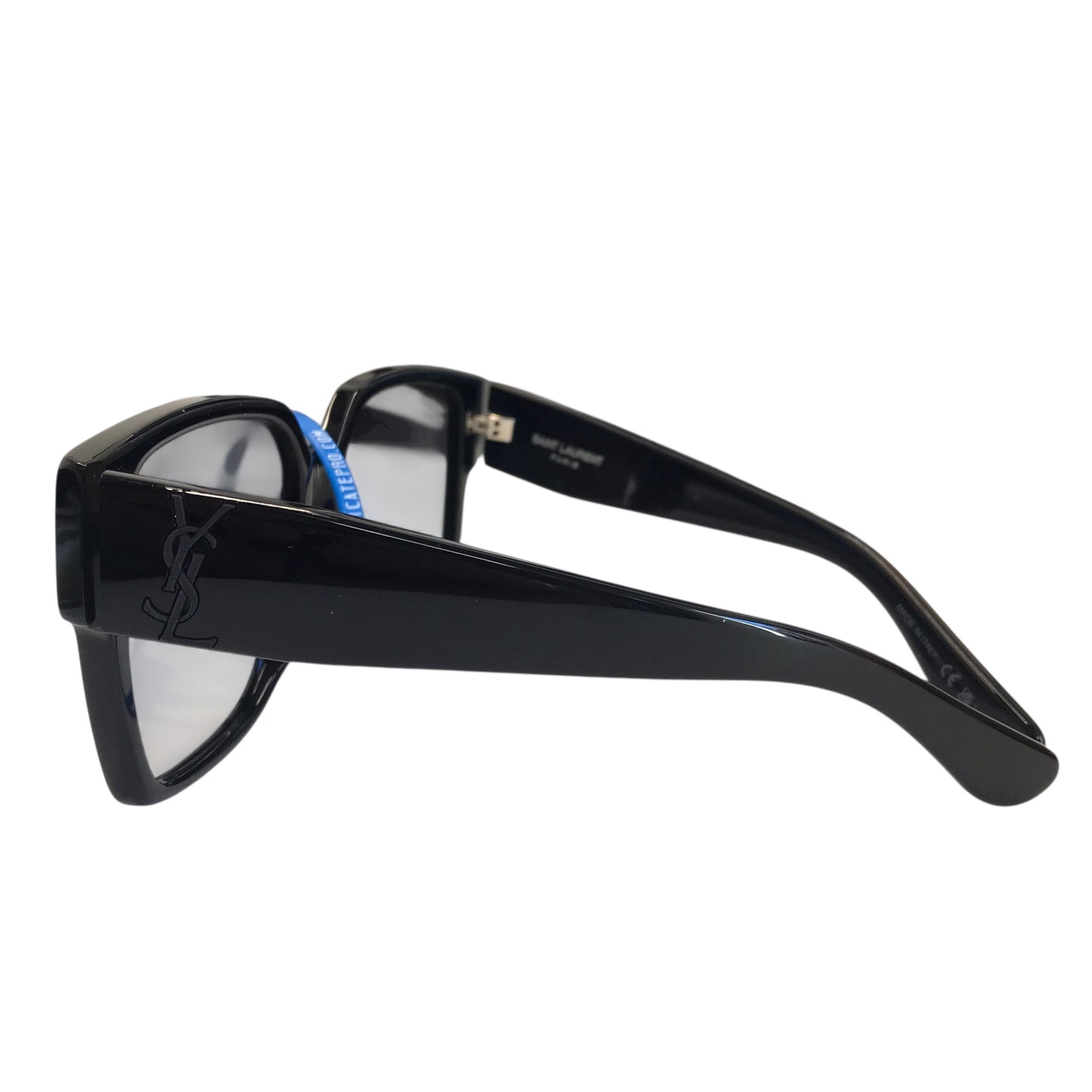 Sunglasses Luxury Designer By Yves Saint Laurent In Black
