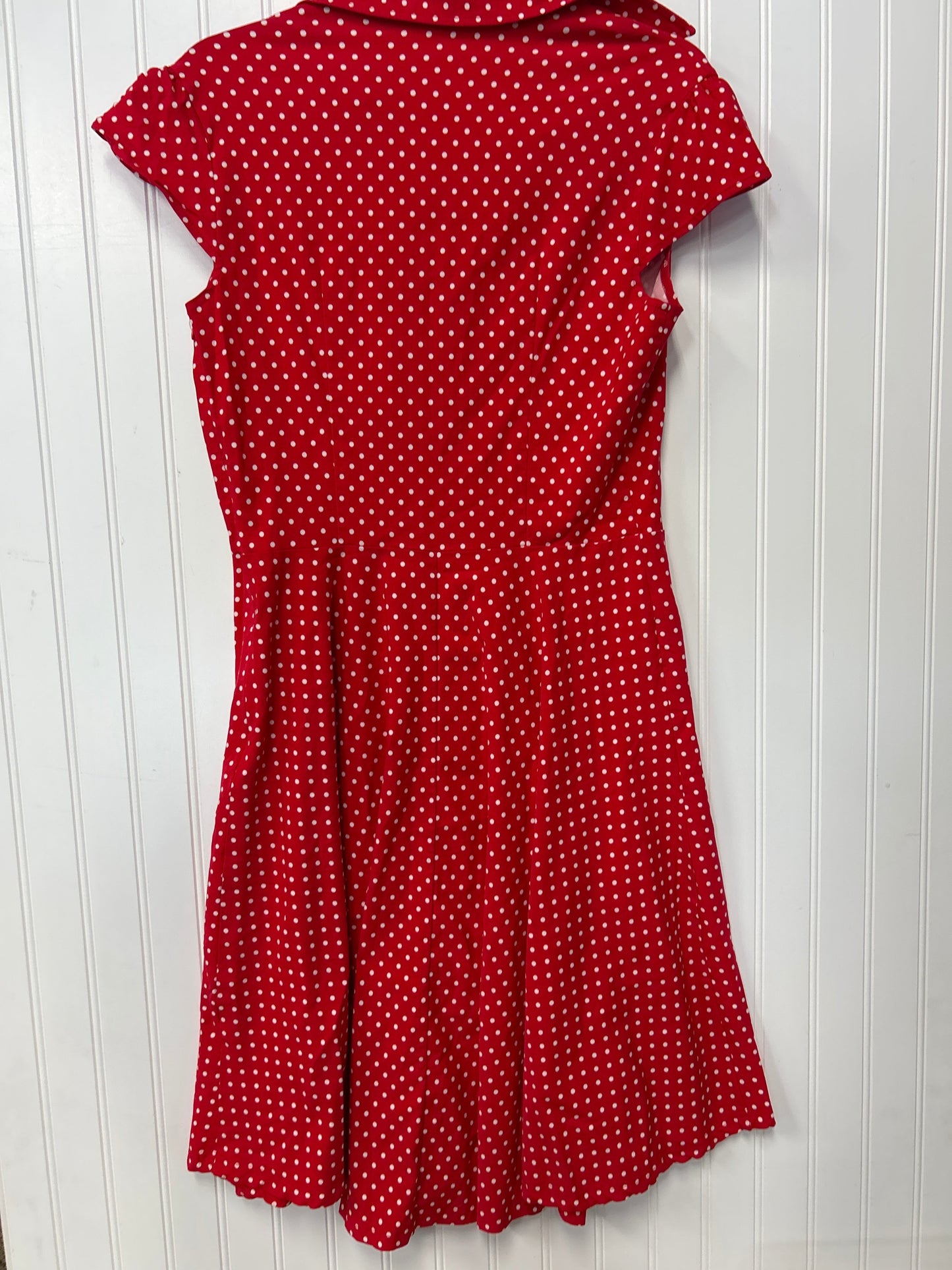 Dress Casual Midi By Cmc In Red, Size:Xl