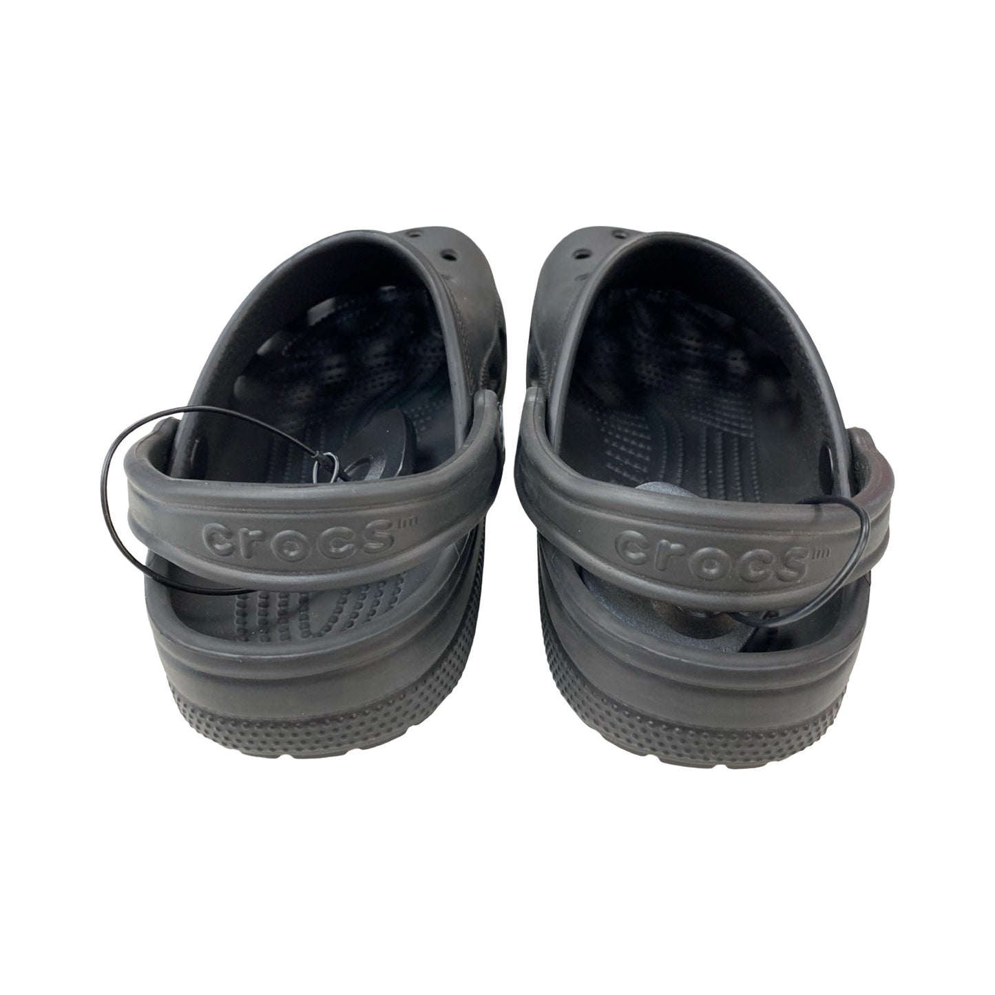 Shoes Flats By Crocs In Black, Size:7