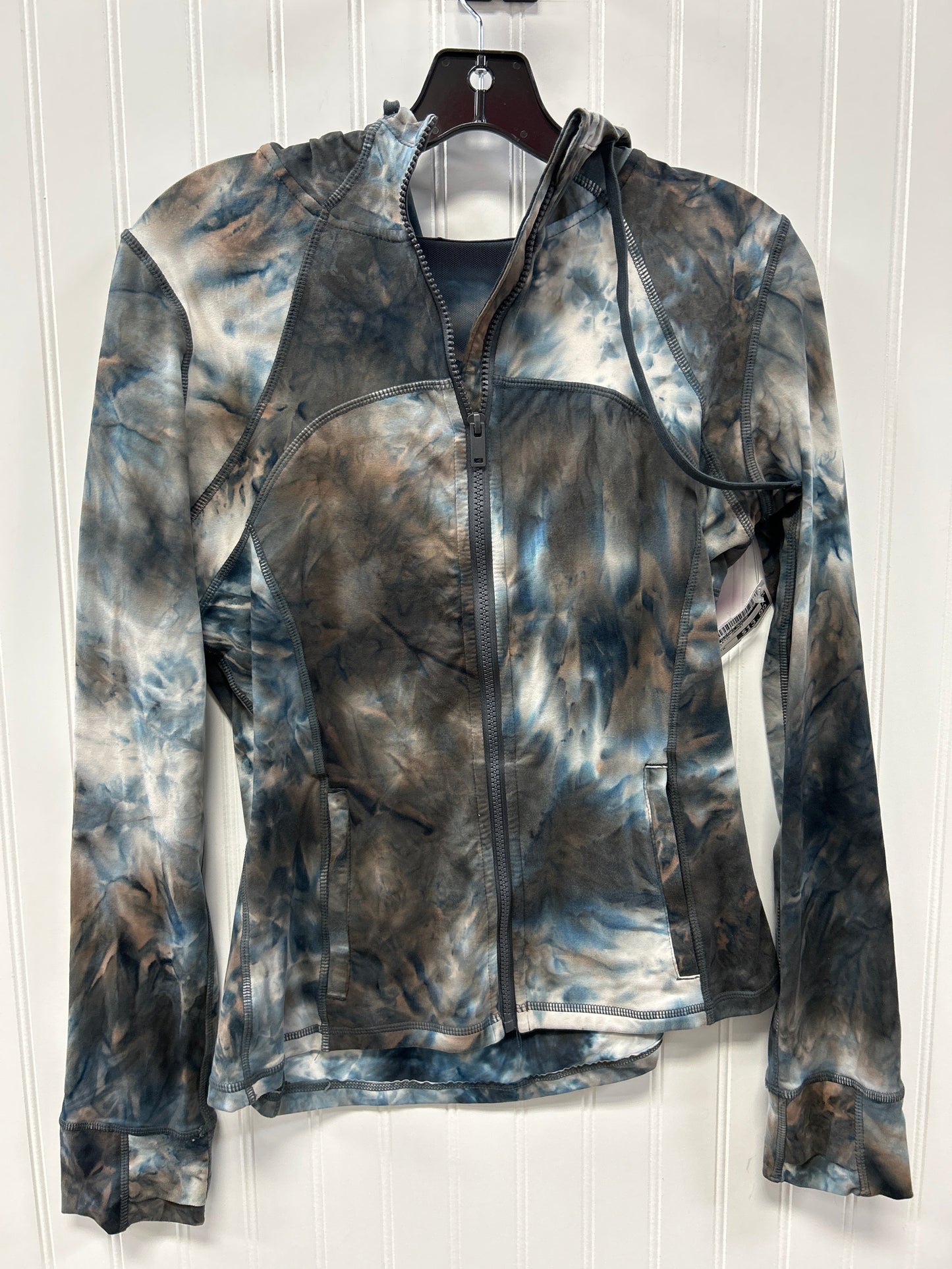 Athletic Jacket By Clothes Mentor In Grey, Size:M