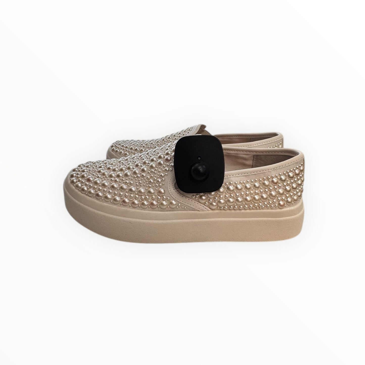 Shoes Flats By Inc In White, Size:5.5