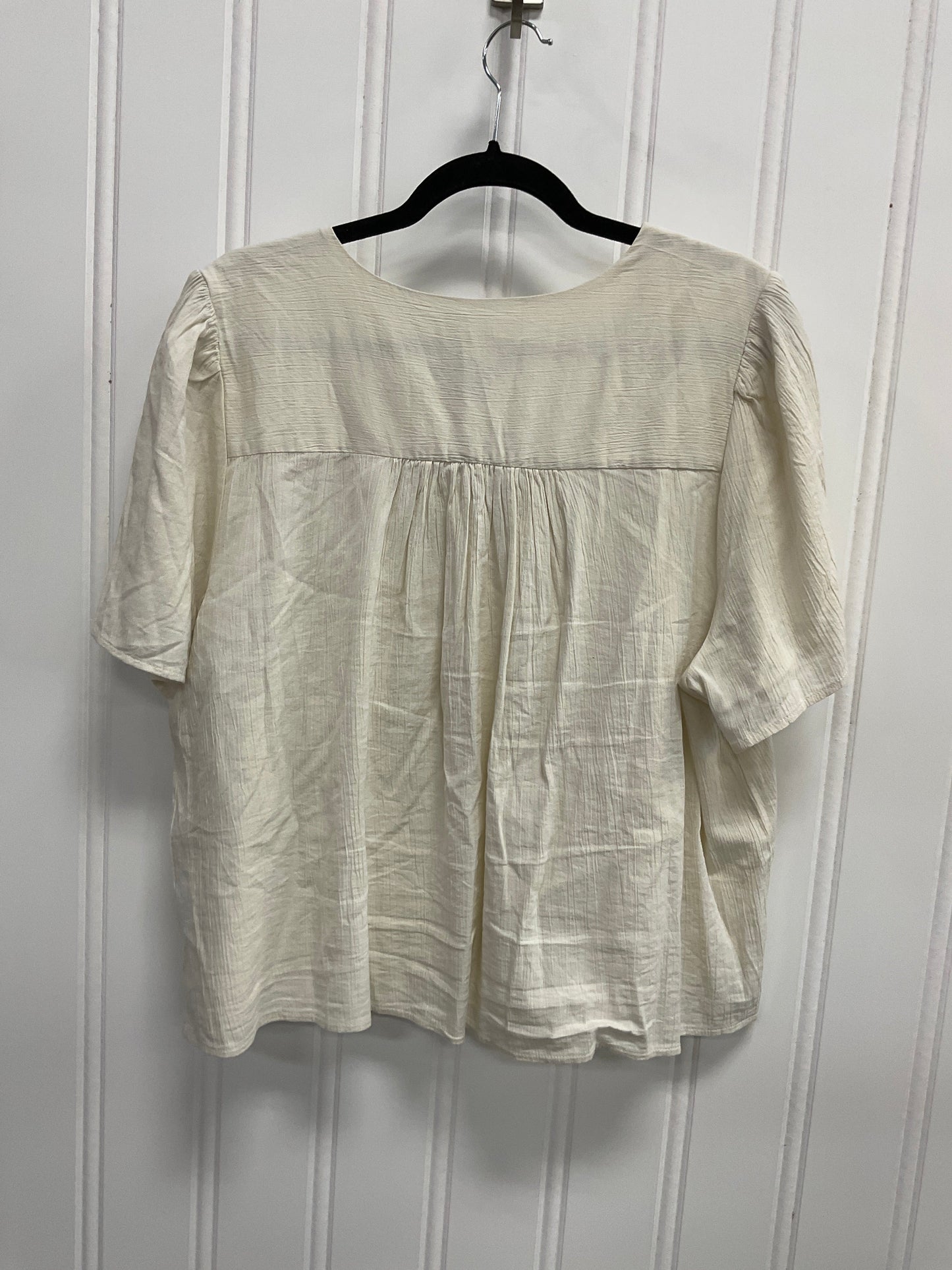 Top Ss By Treasure And Bond In Cream, Size:Xl