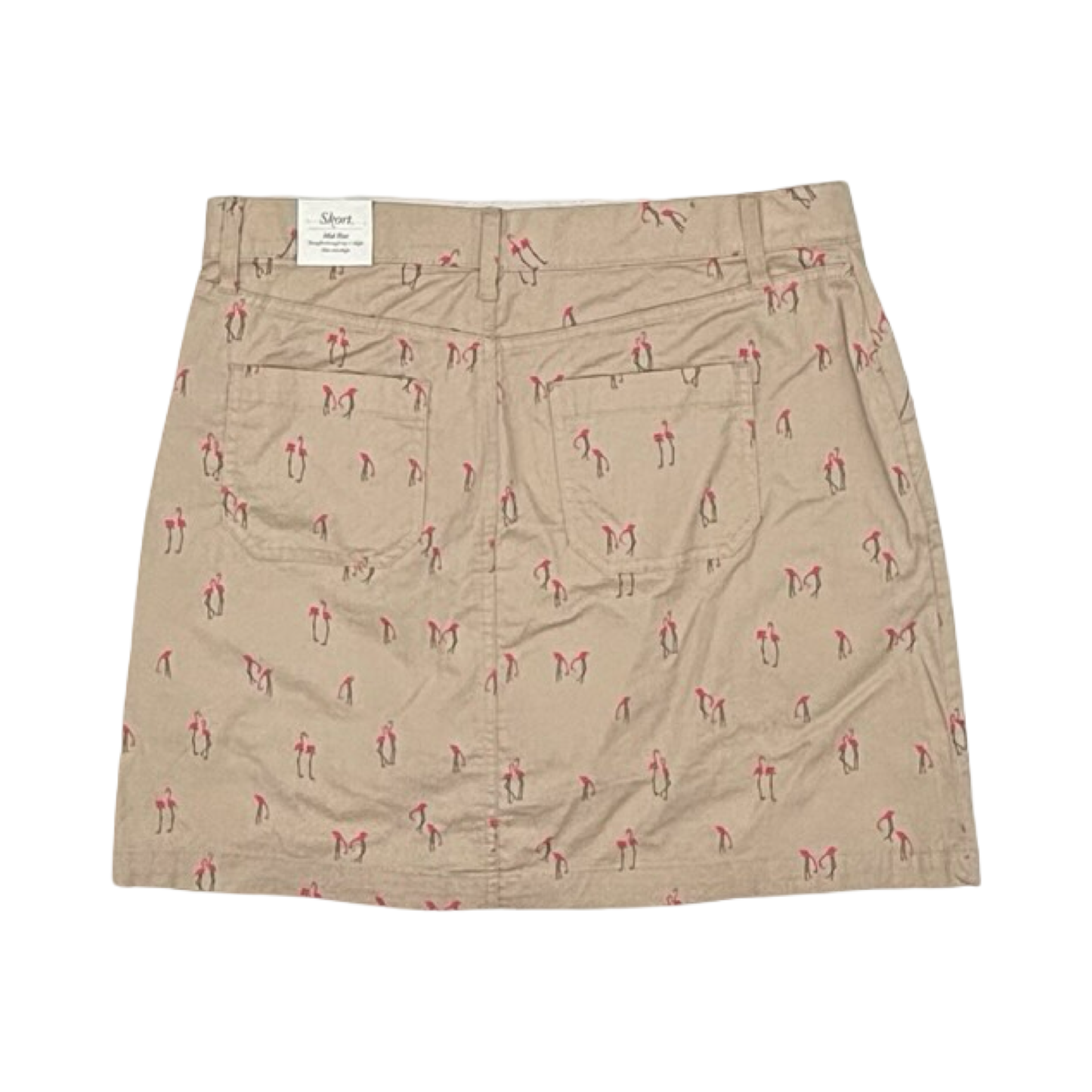 Skort By Croft And Barrow In Tan, Size:14