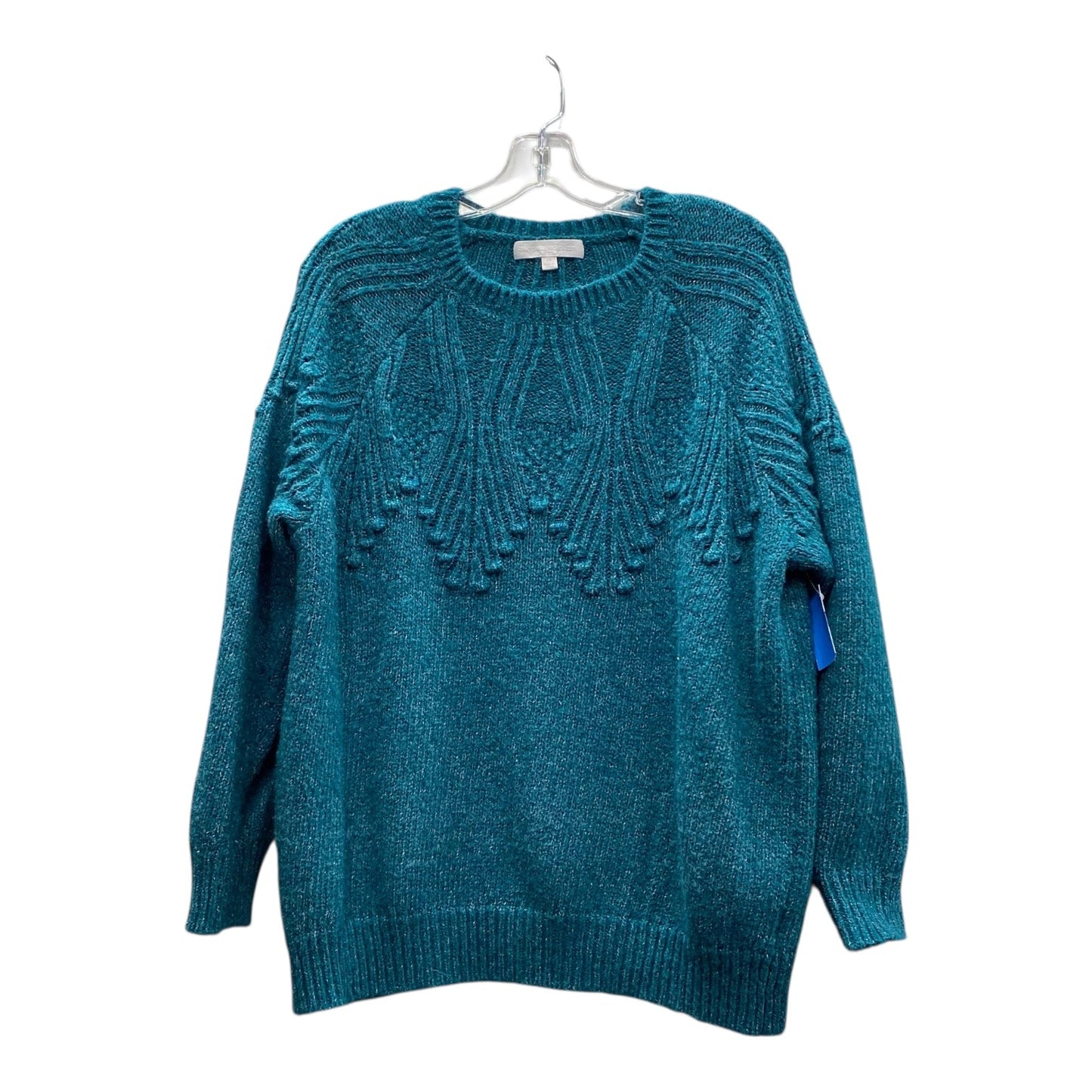 Sweater By Adyson Parker In Teal, Size:1X