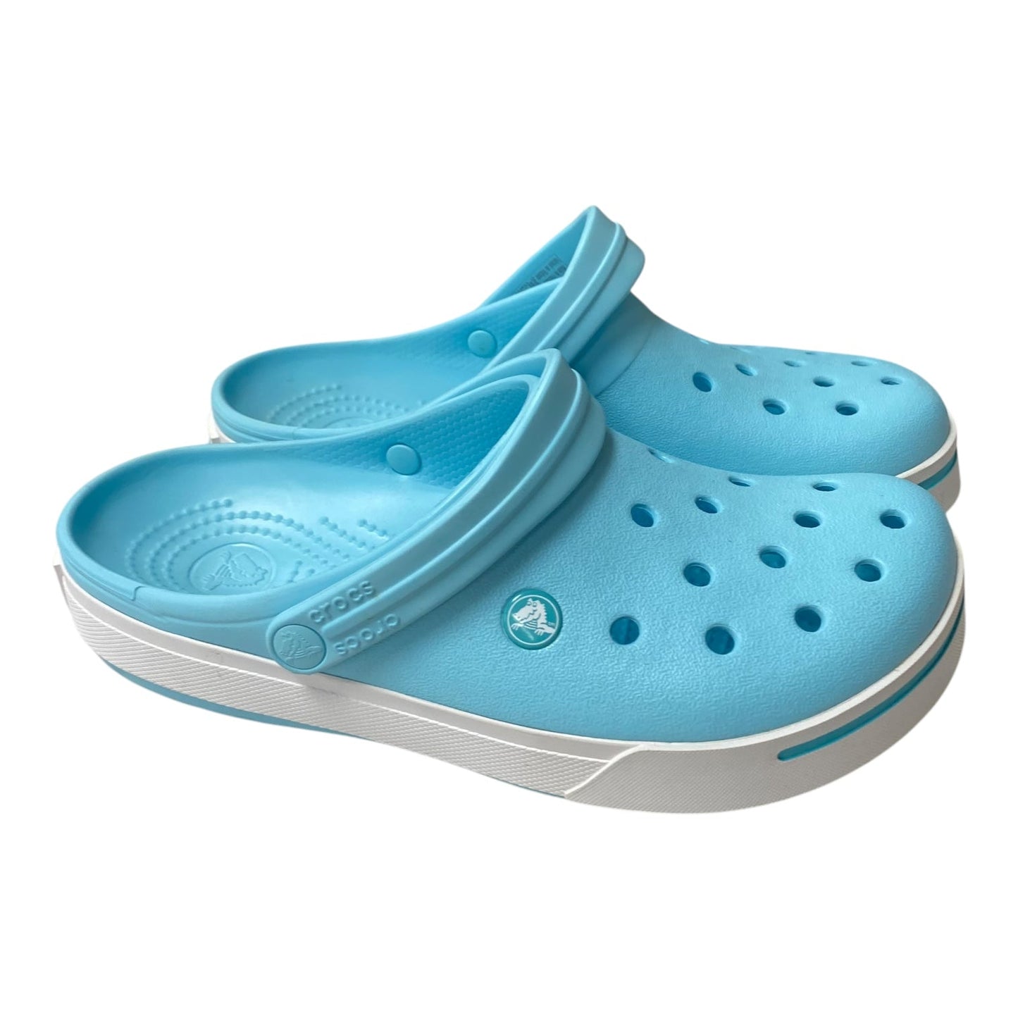 SHOES FLATS by CROCS In BLUE, Size: 8