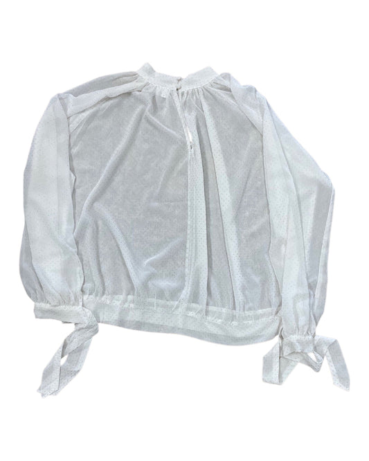 Top Ls By Clothes Mentor In Gold & White, Size:Xl