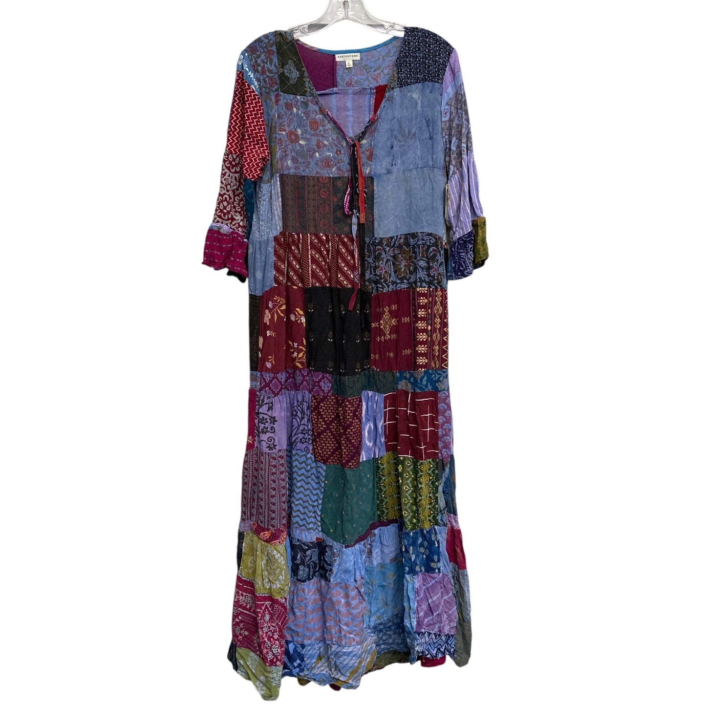 Dress Casual Maxi By Earthbound In Multi, Size:L