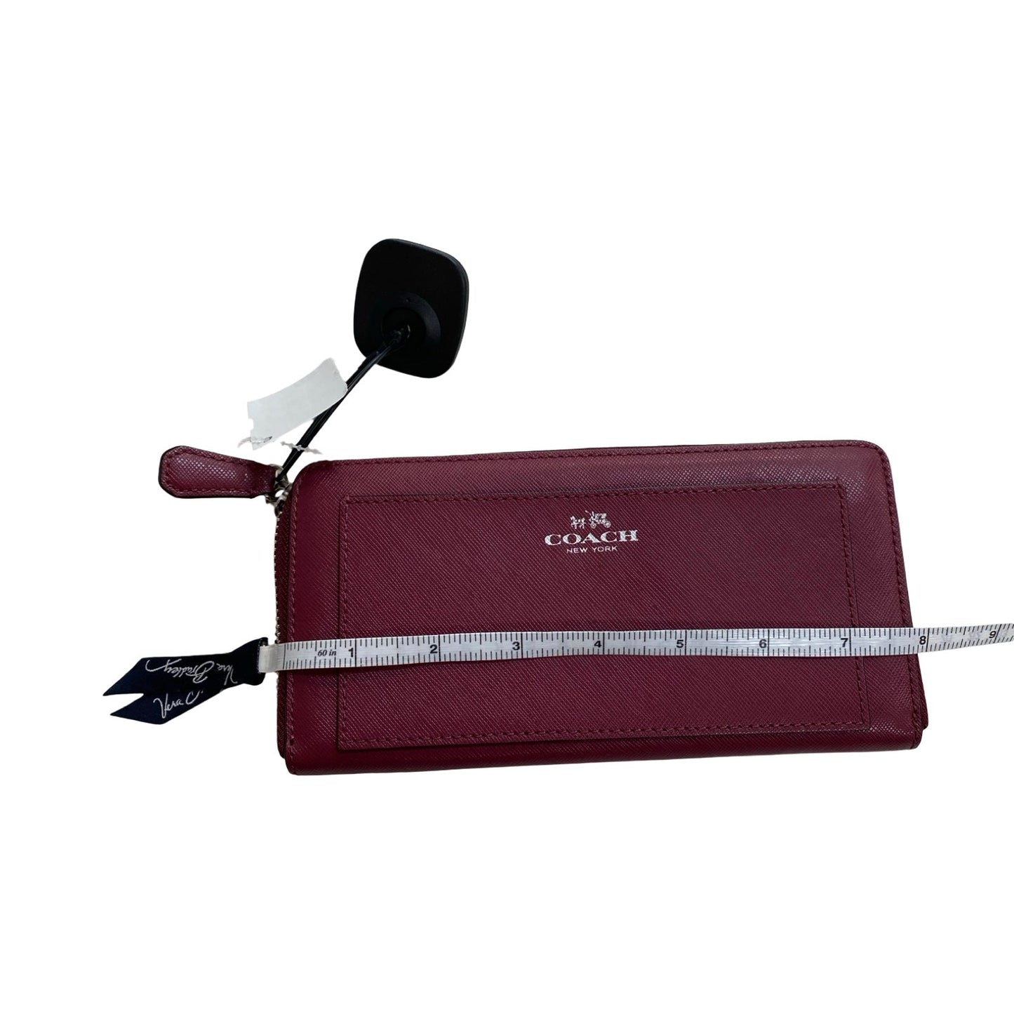 Wallet Designer By Coach In Red, Size:Large