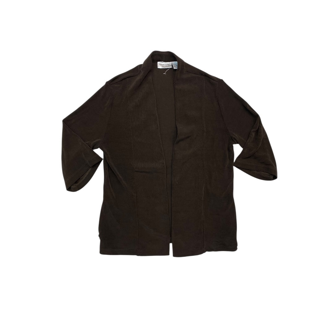 Cardigan By Chicos In Brown, Size:8